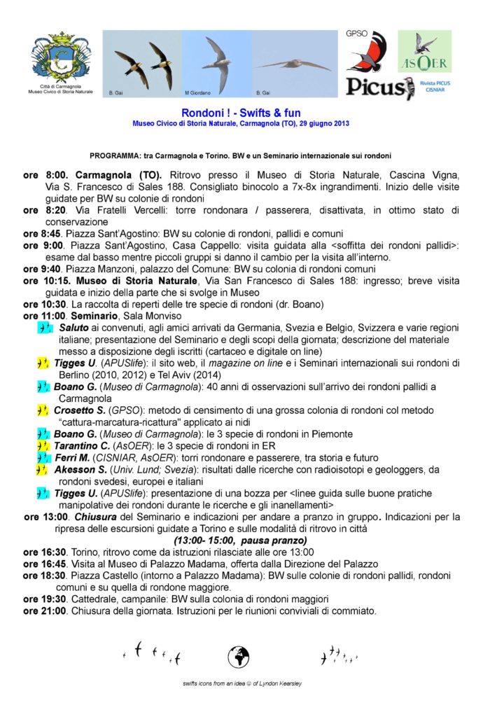 Programma Apus 29 BOZZA