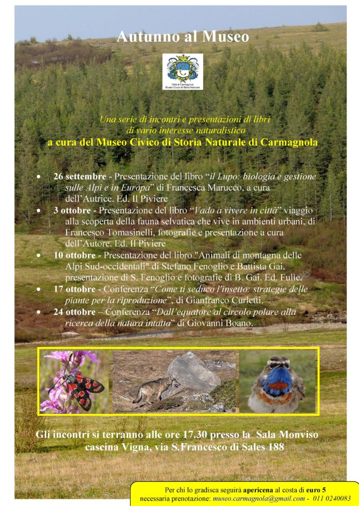 Autunno al Museo di Storia Naturale di Carmagnola